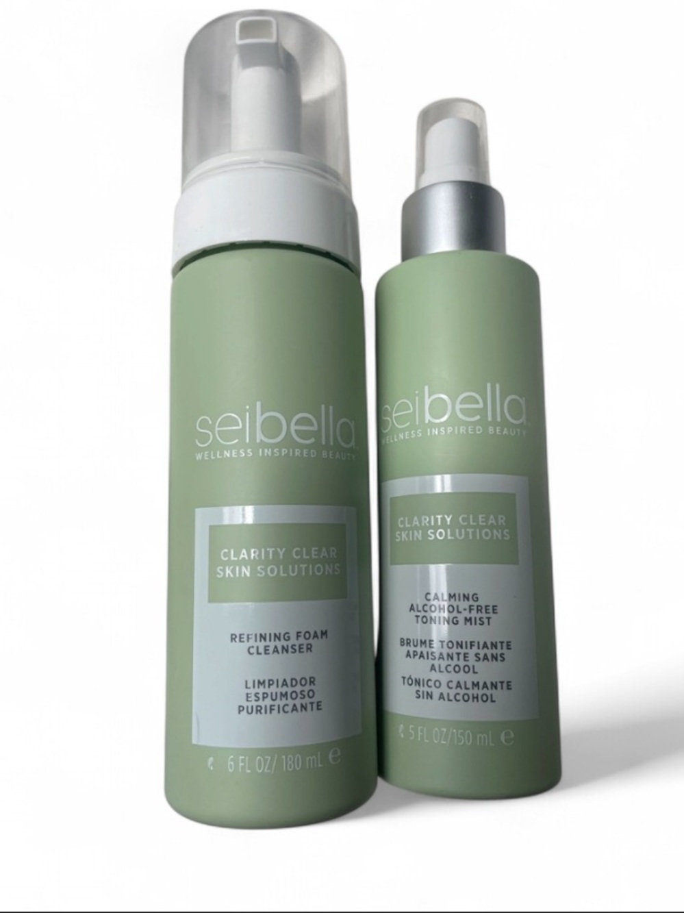 NWOT - Sei Bella- Foam Cleanser & Toning Mist